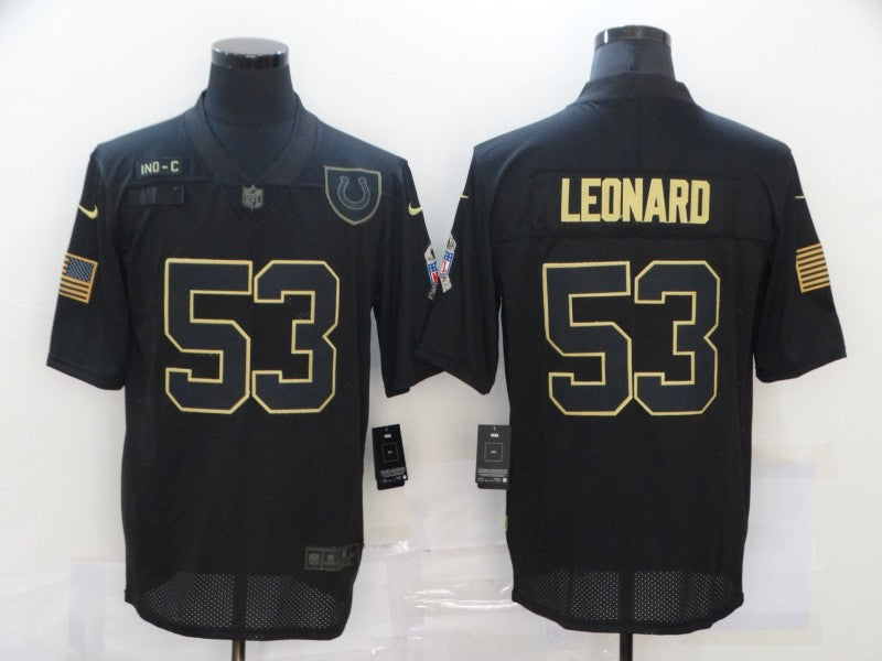 Men’s Indianapolis Colts Darius Leonard #53 Black Jersey