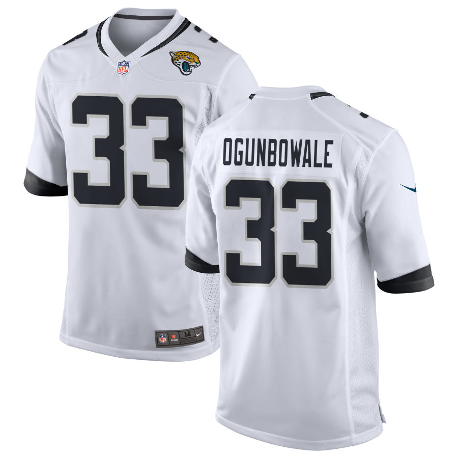 Mens Jacksonville Jaguars #33 Dare Ogunbowale Nike White Vapor Untouchable Limited Jersey