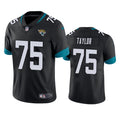 Mens Jacksonville Jaguars #75 Jawaan Taylor Nike Black Vapor Untouchable Limited Jersey