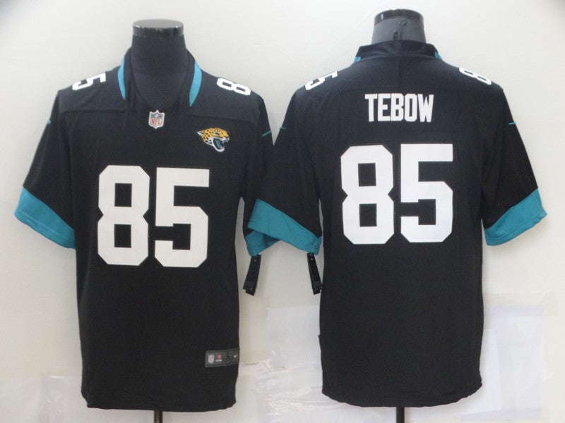 Men’s Jacksonville Jaguars #85 Tim Tebow Nike Black Vapor Untouchable  Jersey