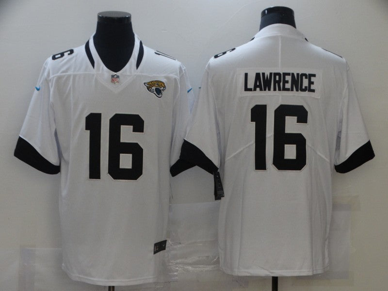 Men’s Jacksonville Jaguars Trevor Lawrence #16 White Jersey