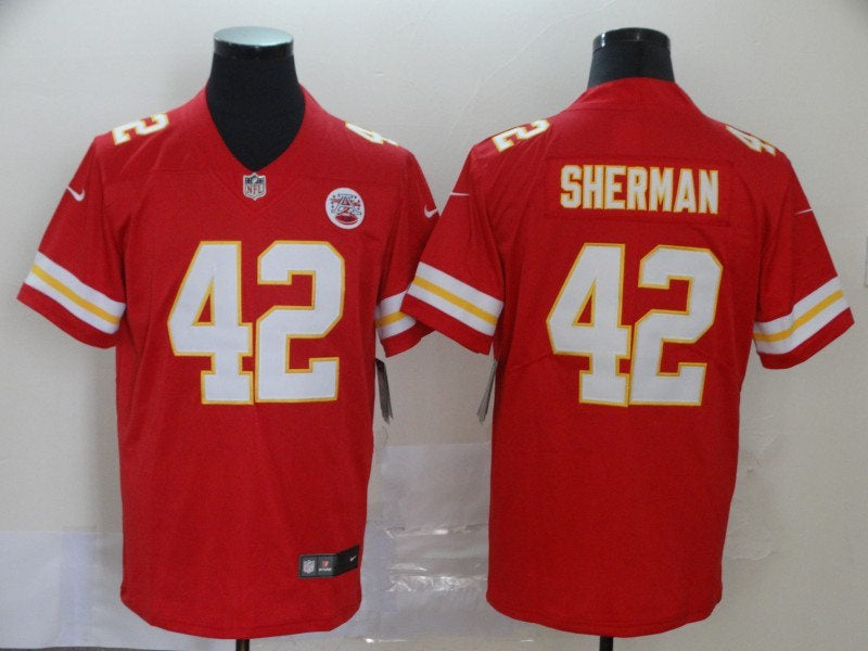 Men’s Kansas City Chiefs #42  Anthony Sherman Nike Red Game Player Football Jersey