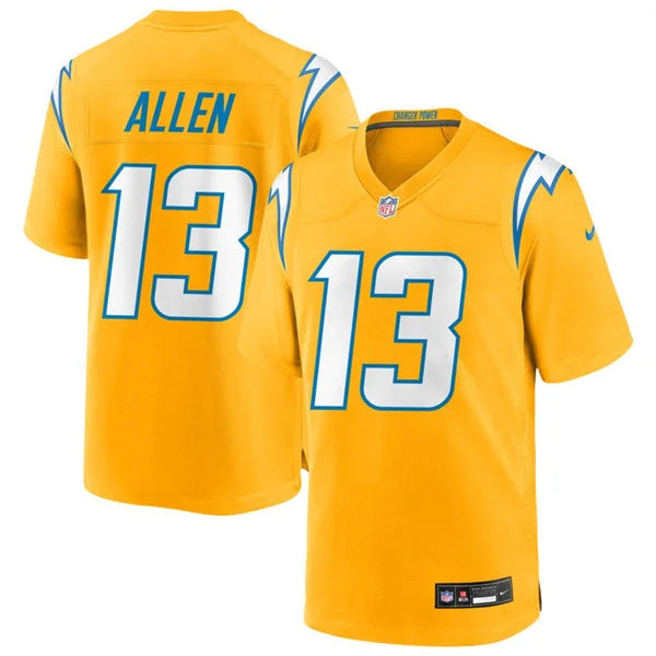 Mens Los Angeles Chargers #13 Keenan Allen Nike Gold Alternate Charger Power Vapor F.U.S.E. Limited Jersey