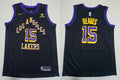 Mens Los Angeles Lakers #15 Austin Reaves 2025-26 Black City Edition Player Jersey