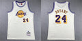 Mens Los Angeles Lakers #24 Kobe Bryant Mitchell & Ness Chainstitch Swingman Jersey – Cream