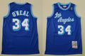 Mens Los Angeles Lakers #34 Shaquille O’Neal Mitchell & Ness Royal 1996-97 Hardwood Classics Swingman Jersey S-XXL