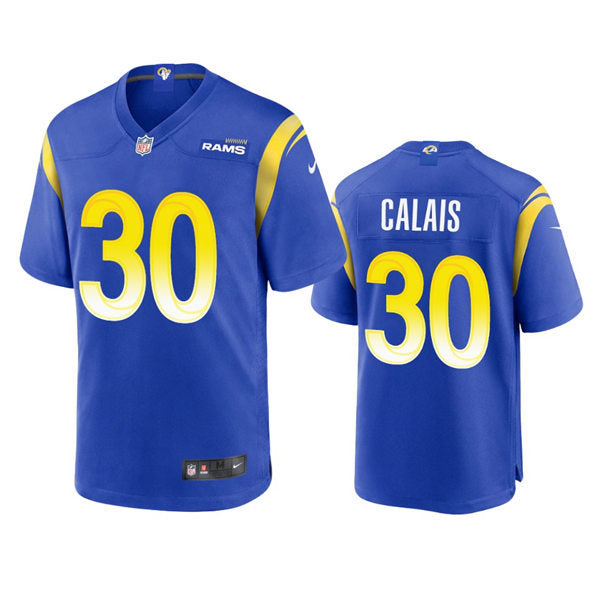 Mens Los Angeles Rams #30 Raymond Calais Nike Royal Vapor Untouchable Limited Jersey