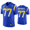 Mens Los Angeles Rams #77 Andrew Whitworth Nike Royal Vapor Untouchable Limited Jersey