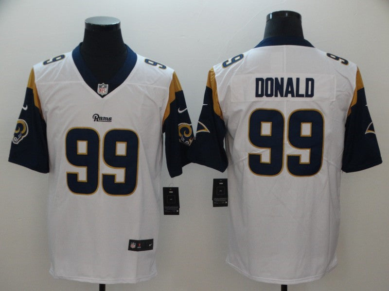 Men’s Los Angeles Rams #99 Aaron Donald Nike White Limited Jersey