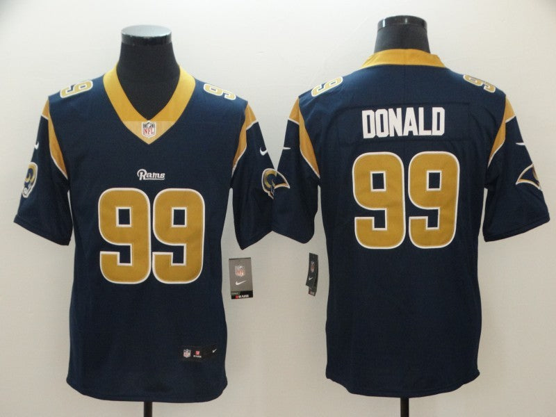 Men’s Los Angeles Rams Aaron Donald #99 Navy Jersey
