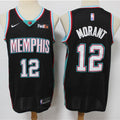 Mens Memphis Grizzlies #12 Ja Morant Black Nike Classic Edition Swingman Jersey