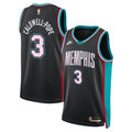 Mens Memphis Grizzlies #3 Kentavious Caldwell-Pope Nike Black Classic Edition Swingman Jersey