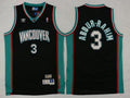 Men’s Memphis Grizzlies #3 Shareef Abdur-Rahim Black Hardwood Classics Soul Swingman Throwback Jerse