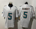 Mens Miami Dolphins #5 Jalen Ramsey Nike Home White 2023 F.U.S.E. Vapor Limited Jersey