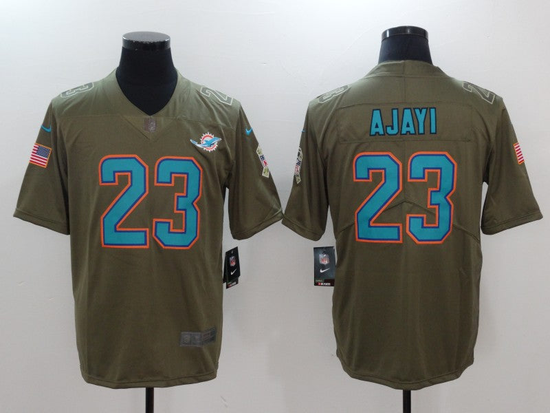 Men’s Miami Dolphins Jay Ajayi #23 Brown Jersey