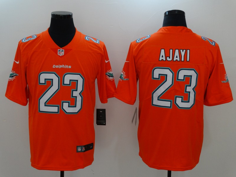 Men’s Miami Dolphins Jay Ajayi #23 Orange Jersey