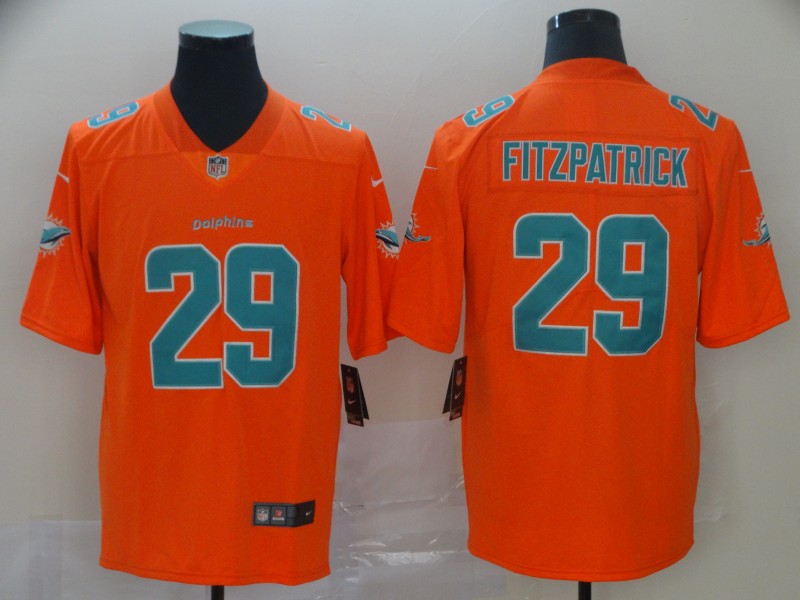 Men’s Miami Dolphins Ryan Fitzpatrick #29 Orange Inverted Legend Jersey