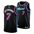 Mens Miami Heat #7 Giannis Antetokounmpo Black 2025-26 City Edition Swingman Jersey