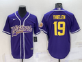Men’s Minnesota Vikings Adam Thielen #19 Purple Jersey Joint Edition