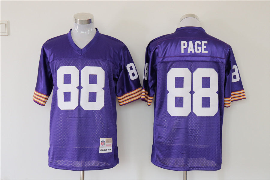 Men’s Minnesota Vikings Alan Page Mitchell & Ness Purple Legacy Jersey