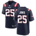 Mens New England Patriots #25 Marcus Jones Nike Navy Vapor F.U.S.E. Limited Jersey