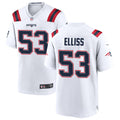 Mens New England Patriots #53 Christian Elliss Nike White Vapor F.U.S.E. Limited Jersey