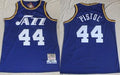 Men’s New Orleans Jazz #44 Pete Maravich 1974-75 Mitchell & Ness Purple Hardwood Classics Swingman Jersey