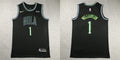 Mens New Orleans Pelicans #1 Zion Williamson Nike Black 2023-24 City Edition Jersey