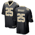 Mens New Orleans Saints #25 Rejzohn Wright Nike Black Vapor F.U.S.E Limited Jersey