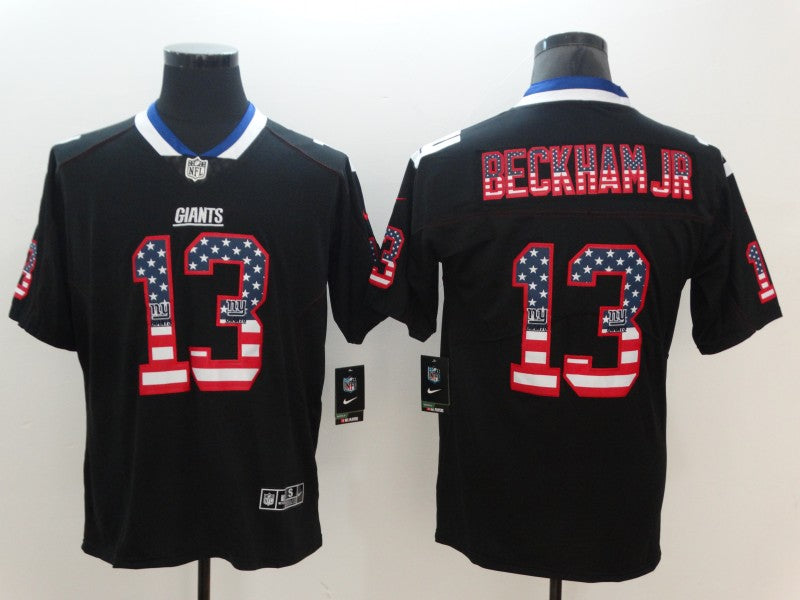 Men’s New York Giants Odell Beckham Jr. #13 Black Jersey