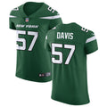 Mens New York Jets Retired Player #57 Bart Scott Nike Gotham Green Vapor Limited Jersey