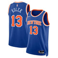 Mens New York Knicks #13 Tyler Kolek Royal Icon Edition Swingman Jersey