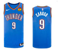 Mens Oklahoma City Thunder #9 Alex Caruso Blue Icon Edition Jersey