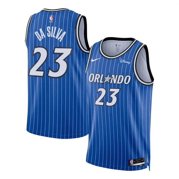 Men’s Orlando Magic #23 Tristan da Silva 2025-26 Blue Icon Edition Swingman Jersey