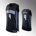 Men’s Orlando Magic #4 Jalen Suggs Black Icon Edition Jersey