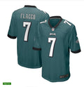 Mens Philadelphia Eagles #7 Joe Flacco Nike Midnight Green Vapor Limited Jersey