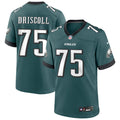 Mens Philadelphia Eagles #75 Jack Driscoll Nike Midnight Green Vapor Limited Jersey