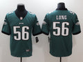 Men’s Philadelphia Eagles Chris Long #56 Midnight Green Jersey