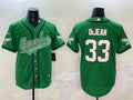 Men’s Philadelphia Eagles Cooper DeJean #33 Green Jersey