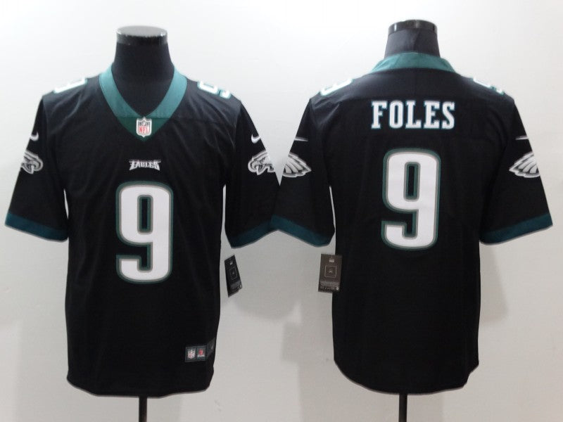 Men’s Philadelphia Eagles Nick Foles #9 Black Jersey