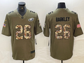 Men’s Philadelphia Eagles Saquon Barkley #26 Olive Jersey