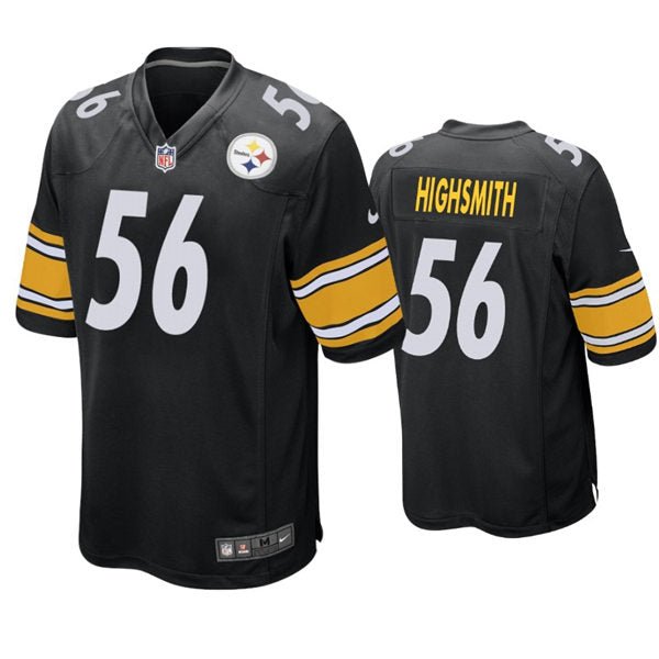 Mens Pittsburgh Steelers #56 Alex Highsmith Nike Black Vapor Limited Jersey
