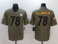 Men’s Pittsburgh Steelers Alejandro Villanueva #78 Brown Jersey