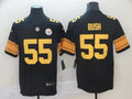 Men’s Pittsburgh Steelers Devon Bush Jr. #55 Black Alternate Legend Jersey