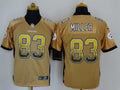 Men’s Pittsburgh Steelers Heath Miller #83 Gold Jersey