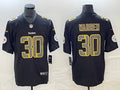 Men’s Pittsburgh Steelers Jaylen Warren #30 Black Jersey