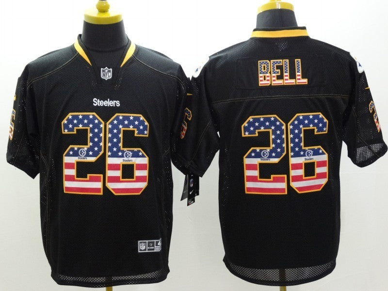 Men’s Pittsburgh Steelers LeVeon Bell #26 Black Jersey