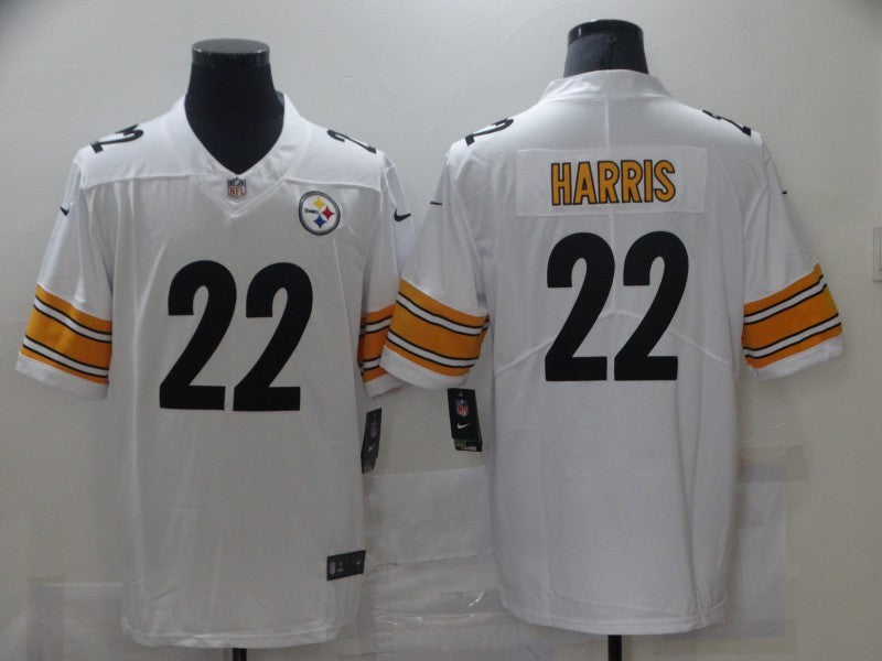 Men’s Pittsburgh Steelers Najee Harris #22 White Jersey