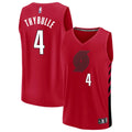 Mens Portland Trail Blazers #4 Matisse Thybulle Red Statement Edition Player Jersey