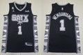 Men’s San Antonio Spurs #1 Victor Wembanyama 2022-23 Black Statement Edition Player Jersey